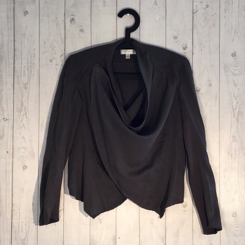 Women’s S Kenar Grey/Olive Shirt